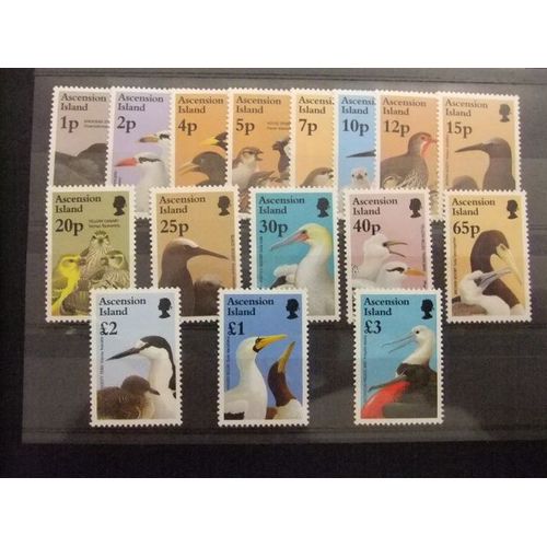 Ascension Île D'ascension 1996 Oiseaux Et Leur Oisillons Pajaros Y Sus Crias Yvert 657 / 672 ** Mnh