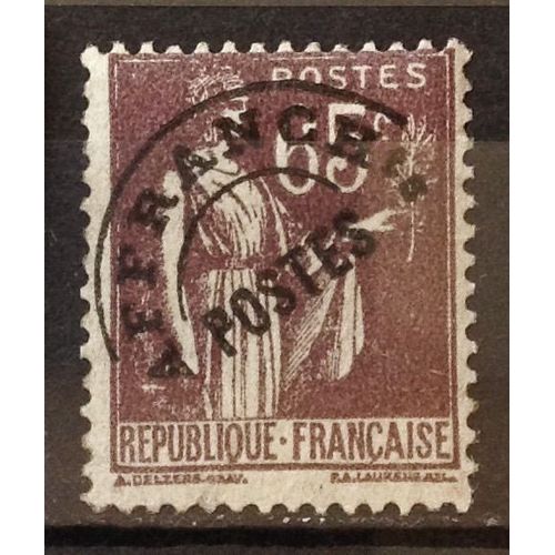 Préoblitéré Paix 65c Violet-Brun (Impeccable N° 73) Neuf** Luxe (= Sans Trace De Charnière) - Cote 180,00 - France Année 1922 - N21962