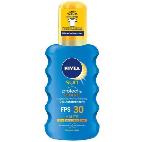 Nivea Sun Spray Protecteur Activateur De Bronzage Protect Et Bronze Fps 30 