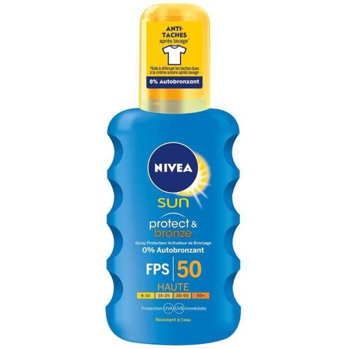 Nivea Sun Spray Protecteur Activateur De Bronzage Protect Et Bronze Fps 50 