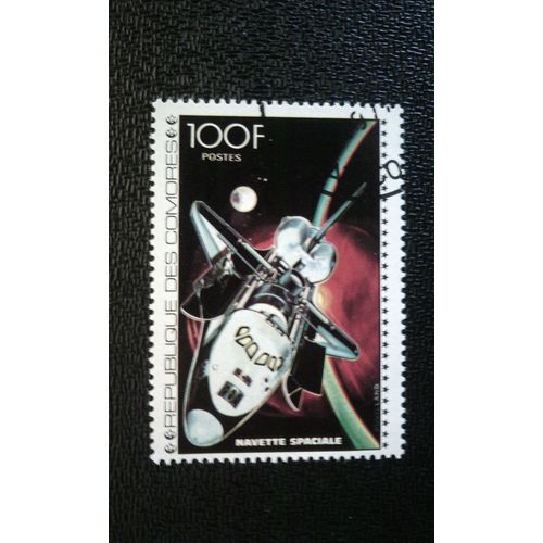 Timbre Comores Yt 207 Navette Spatiale 1977