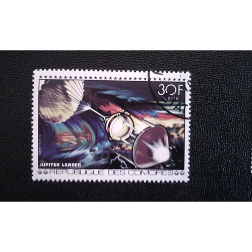 Timbre Comores Yt 204 Jupiter Lander 1977