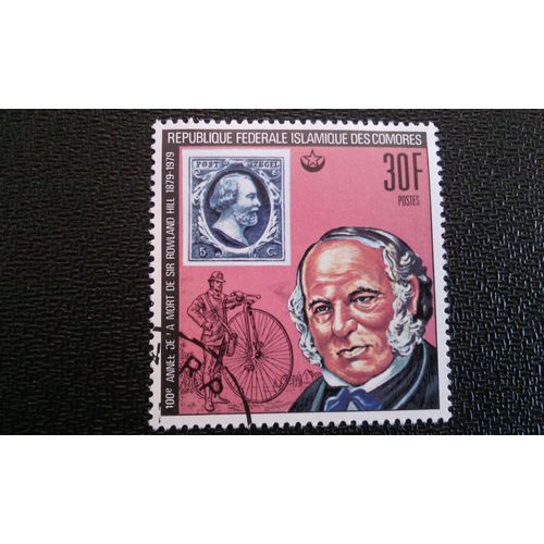 Timbre Comores Yt 246 Sir Rowland Hill 1978