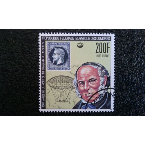 Timbre Comores Yt Pa 155 Sir Rowland Hill 1978