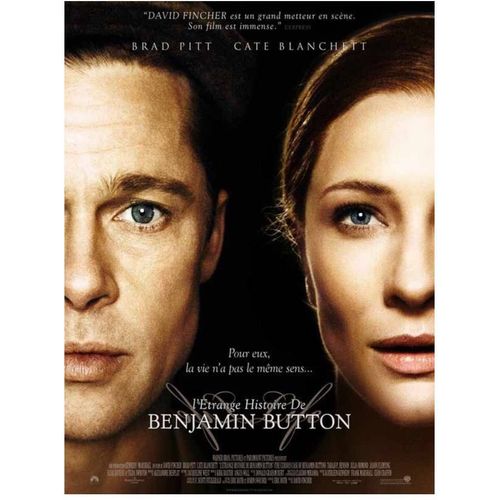 Affiche Cinéma Originale "L'étrange Histoire De Benjamin Button" 40x60cm Pliée