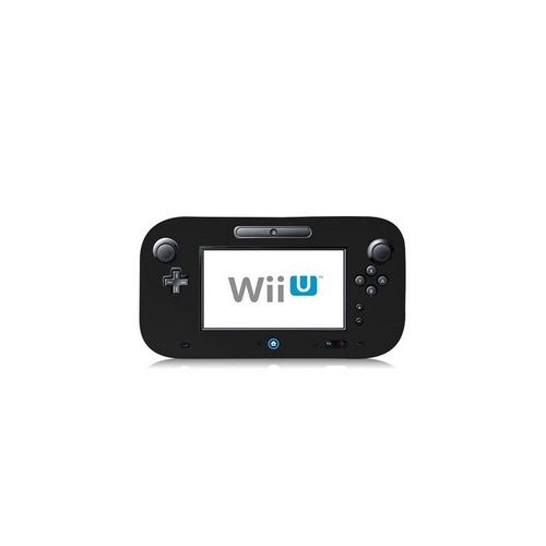 Étui Noir En Silicone Flexible Pour Nintendo Wii U