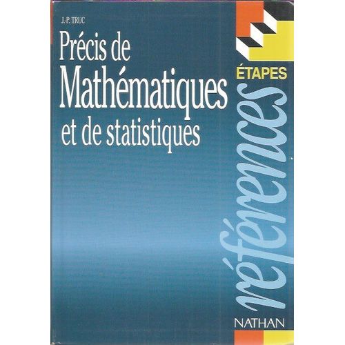 Précis De Mathematiques Et De Statistiques