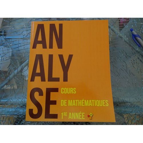 Analyse Cours De Mathématiques 1 Ère Année