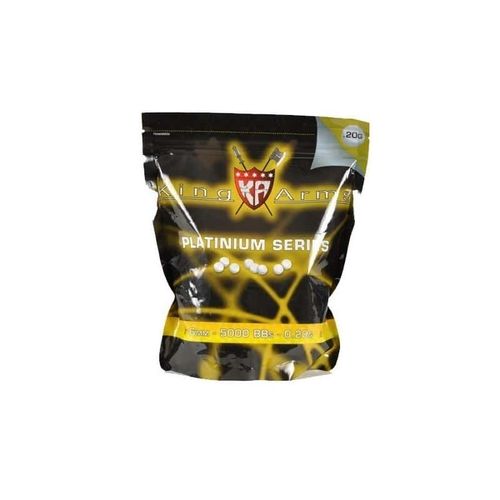 Ka-Bb-01-Wh, 5000 Billes Airsoft King Arms 0.20g