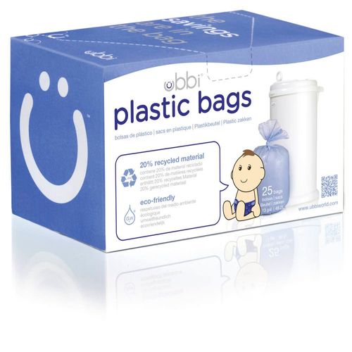 3-Pack Sacs Plastique - Blanc