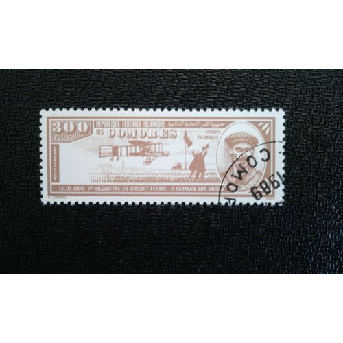 Timbre Comores Yt Pa 262 Henry Farman 1988