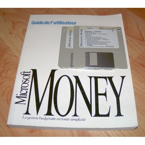 Microsoft Money Version 3.0 Disquettes 3,5"