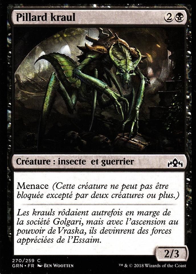 Pillard kraul Mtg Deck Arpenteur Les Guildes de Ravnica c