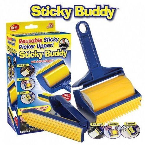 Sticky Buddy - Brosse rouleau adhésif lavable réutilisable