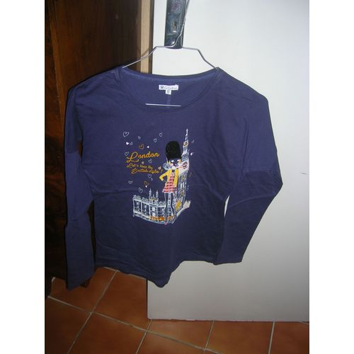 T-Shirt Manches Longues U Collection 12 Ans 100% Coton.