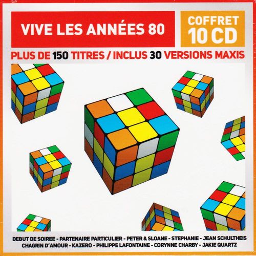 Vive Les Années 80 - Coffret 10 Cd - 156 Titres - Inclus 30 Maxis