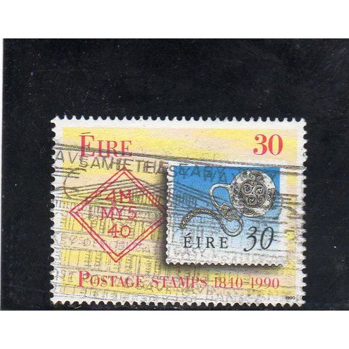 Timbre-Poste DIrlande (150ème Anniversaire De La Création Du Premier Timbre-Poste)