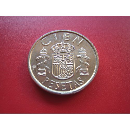 Pièce De Monnaie 100 Pesetas Juan Carlos I D' Espagne - 1986