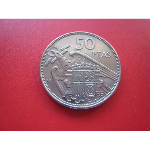 Pièce De Monnaie 50 Pesetas Franco Espagne - 1957-71