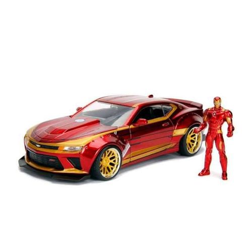 Marvel 1/24 Iron Man & 2016 Chevrolet Camaro Métal
