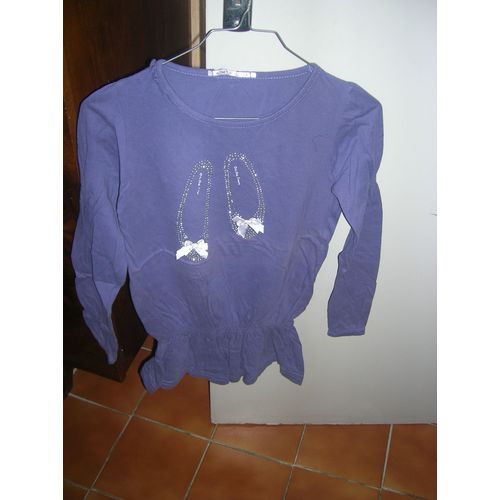 Tunique Manches Longues On The Town 12 Ans 100% Coton.