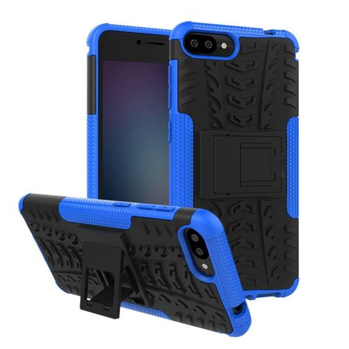 Raspevinrent Bleu Coque Housse Étui Cover Pour Asus Zenfone 4 Max Zc520kl (5.2"), [Soft Tpu + Dur Pc] 2 En 1 Hybride Combo Protection Stand Case Shell