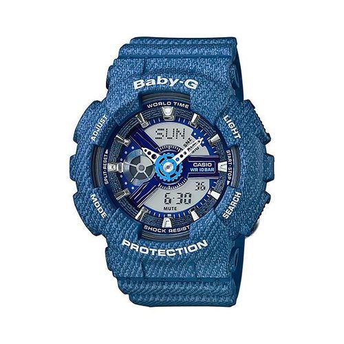 Casio Baby-G Standard Analog-Digital Montre Ba-110dc-2a2 - Bleu