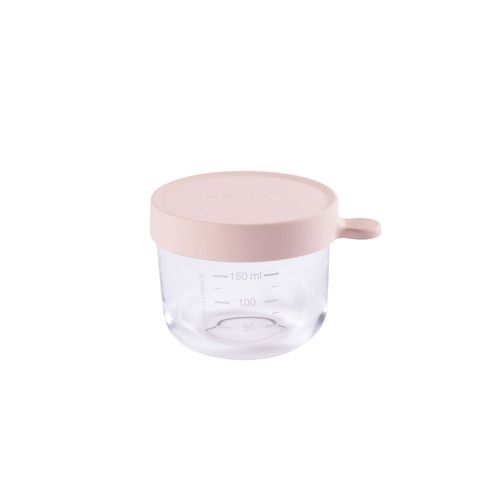 Pot De Conservation Portion Verre 150 Ml Pink - Beaba