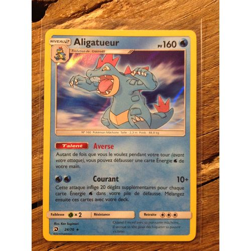 Aligatueur Holographique 24/70 Majesté Des Dragons Sl7,5