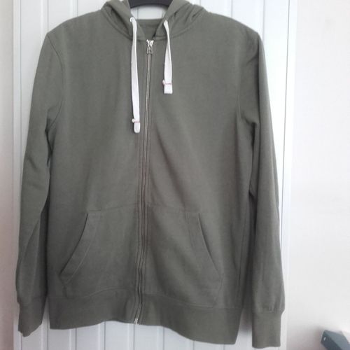 Gilet À Capuche En Molleton Kaki Garçon 16-18 A