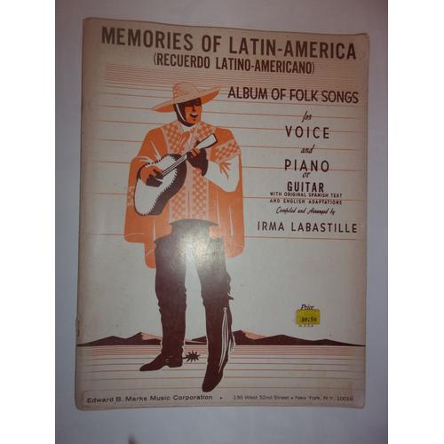 Memories Of Latin-America (Album Of Folk Songs)