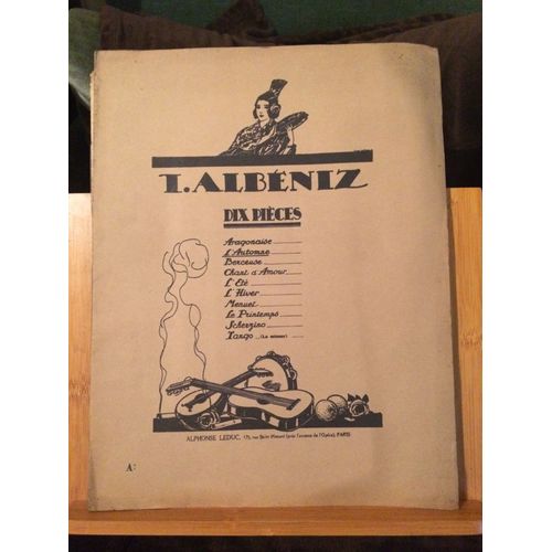 Albéniz 10 Pièces L'automne Transcription Alto Piano Neuberth Leduc