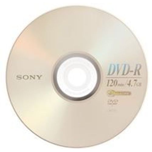 SONY DVD-R Ver.1.3/1x-16x . Capacité d origine: 4,7 Go, 120 min. VIERGE