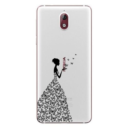 Coque Nokia 3.1 2018 Fee Papillon Noir