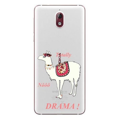 Coque Nokia 3.1 2018 Lama Drama Fleur