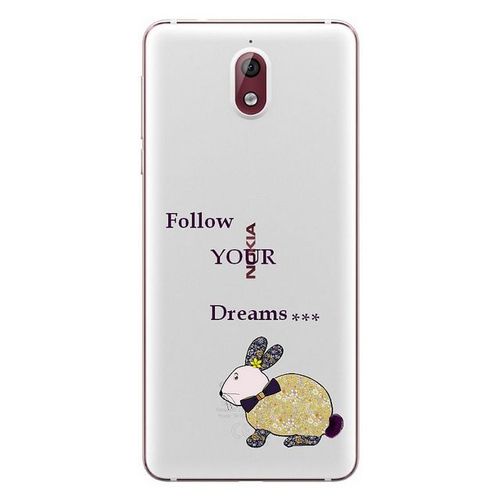 Coque Nokia 3.1 2018 Lapin Dream Fleur Liberty