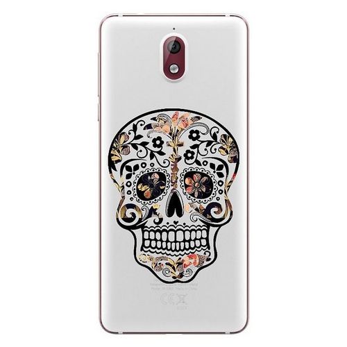 Coque Nokia 3.1 2018 Mort Mexicaine Fleur Automne Calavera