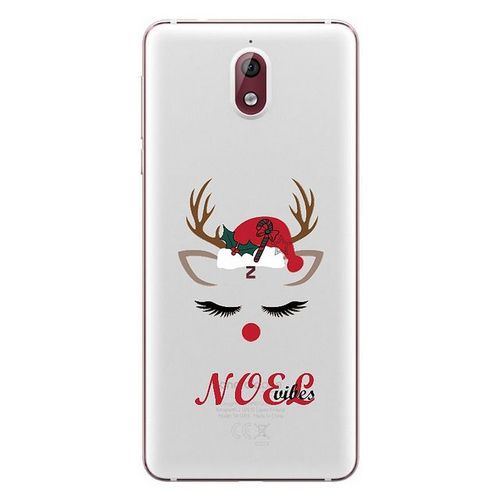 Coque Nokia 3.1 2018 Noel Vibes Renne Christmas