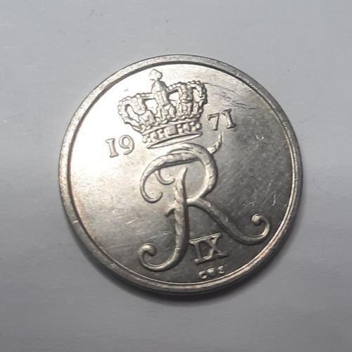 10 Ore Danemark Le Monogramme De Frédéric Ix De Danemark 1971 Dk_17