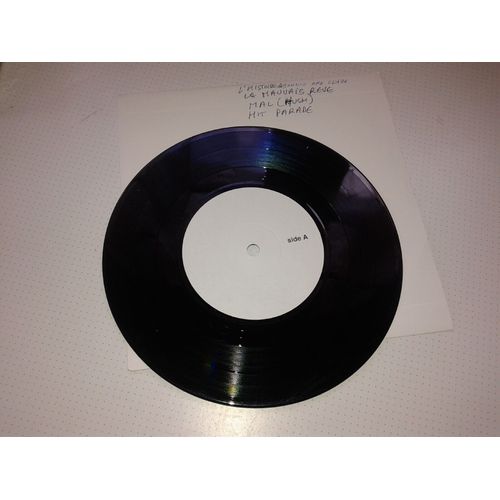 Johnny Hallyday 45 Tours Vinyle Test Pressing 4 Titres : Face A "L'histoire De Bonnie And Clyde" / "Le Mauvais Reve" - Face B "Mal Hush" / "Hit Parade"