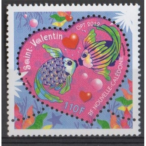 Timbre France Nouvelle-Calédonie Opt 2012 Yvert Et Tellier N°1141 Saint-Valentin Neuf** Gomme Intacte