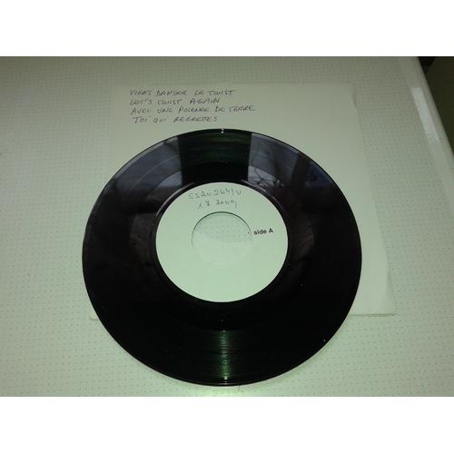 Johnny Hallyday 45 Tours Vinyle Test Pressing Viens Danser Le Twist+3