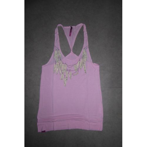 Débardeur Rose "Collier Plumes" Insight Fifty One - Taille 8 (= 38)