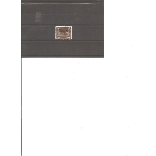 Timbre Oblitere Surcharge Somalie Italienne 1934 En L'honneur Du Duc Des Abruzzes Phare De Gibraltar Yt 180