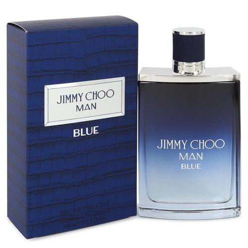 Jimmy Choo Man Blue By Jimmy Choo Eau De Toilette Spray 3.4 Oz 