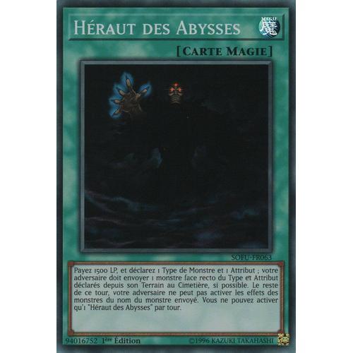 Yu-Gi-Oh! - Sofu-Fr063 - Héraut Des Abysses - Super Rare