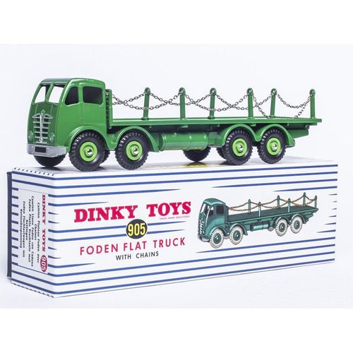 Dinky Toys (905) - Camion Foden Flat Truck Avec Chaines-Atlas