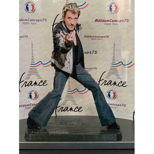 Johnny Hallyday Figurine De 30cm De Hauteur