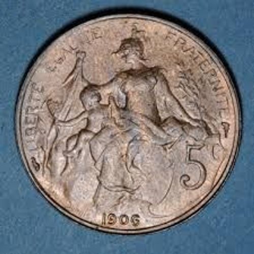 France = Pièce De 5 Centimes , Dupuis , En Bronze , Année 1906
