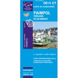 Carte Top 25 - 0814ot Paimpol / Treguier